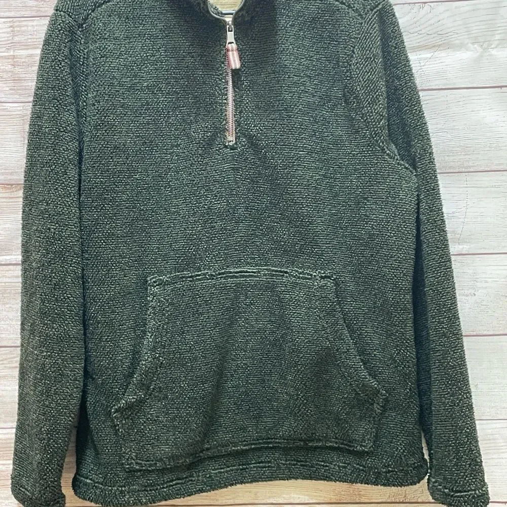 TELLURIDE‎ CLOTHING FLEECE PULLOVER IN GREEN